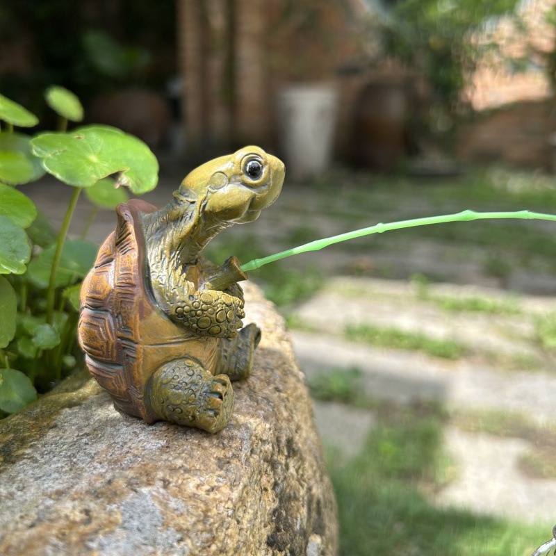 Water Dish Reptile - Tartaruga pesca tanque de peixes decoração