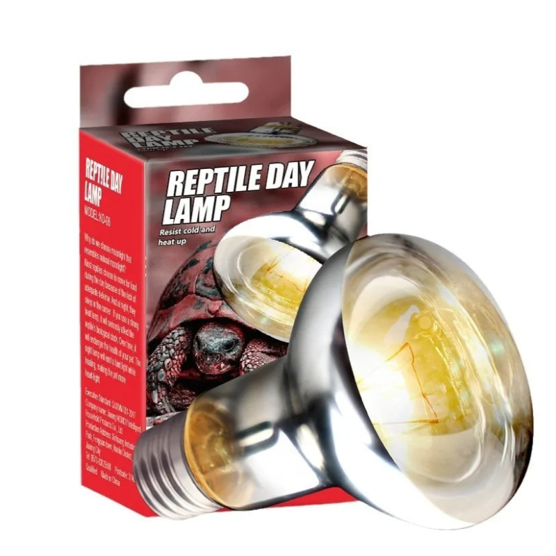 Calcium Powder Reptile - Lâmpada de Aquecimento para Répteis 40W/60W