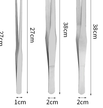Feeding Tong Stainless - Pinça de alimentação para répteis, aço