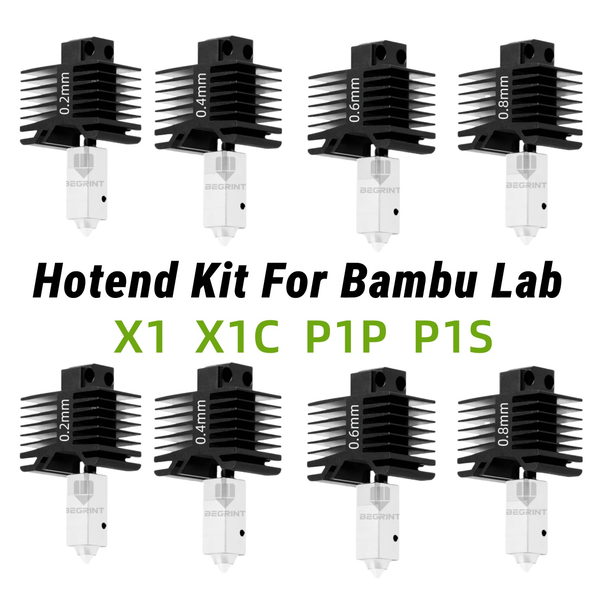 Ceramic Heat Emitter - Novo kit hotend para bambu lab