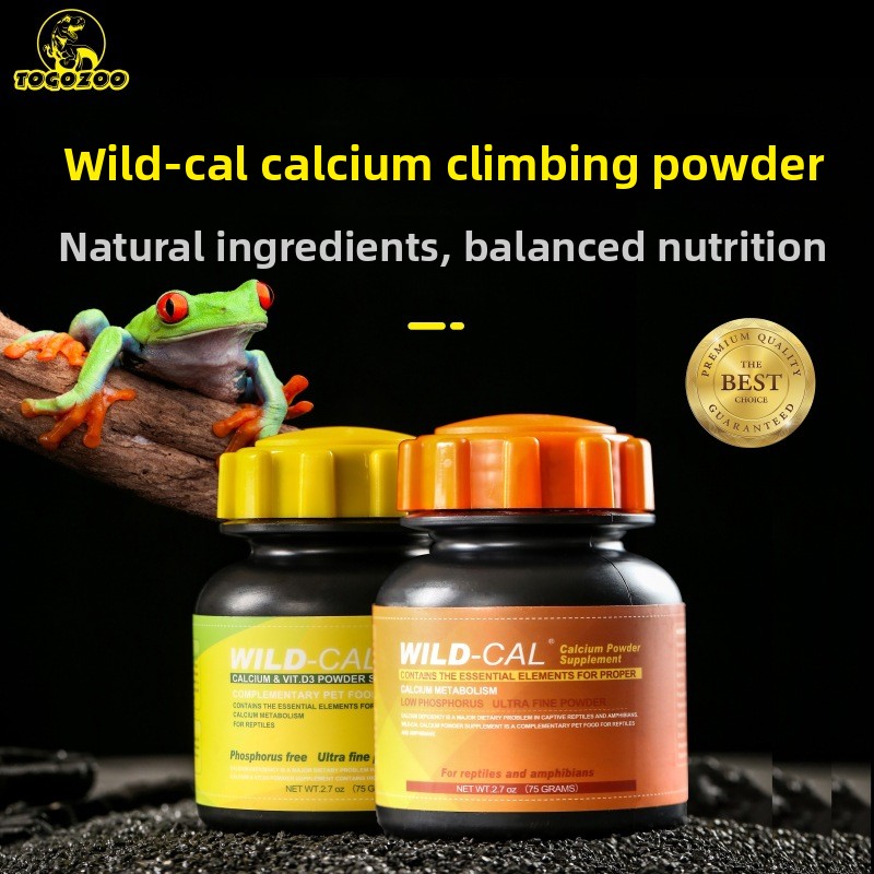 Calcium Powder Reptile - TOGOZOO WILDCAL Pó de cálcio para