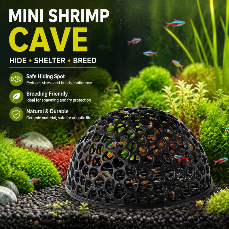 Hide Cave Ceramic - Mini Caverna de Cerâmica Porosa para