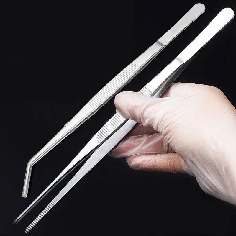 Feeding Tong Stainless - Pinça de aço inoxidável multifuncional, pinça