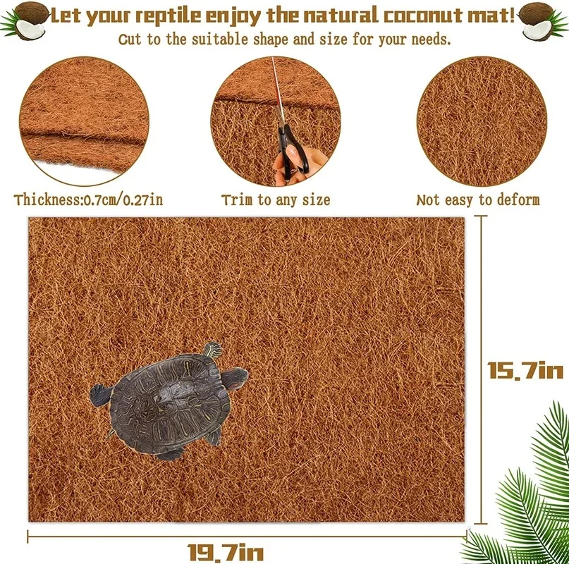 Tapete para répteis, fibra de  - Substrate Coconut Fiber avaliação e preço