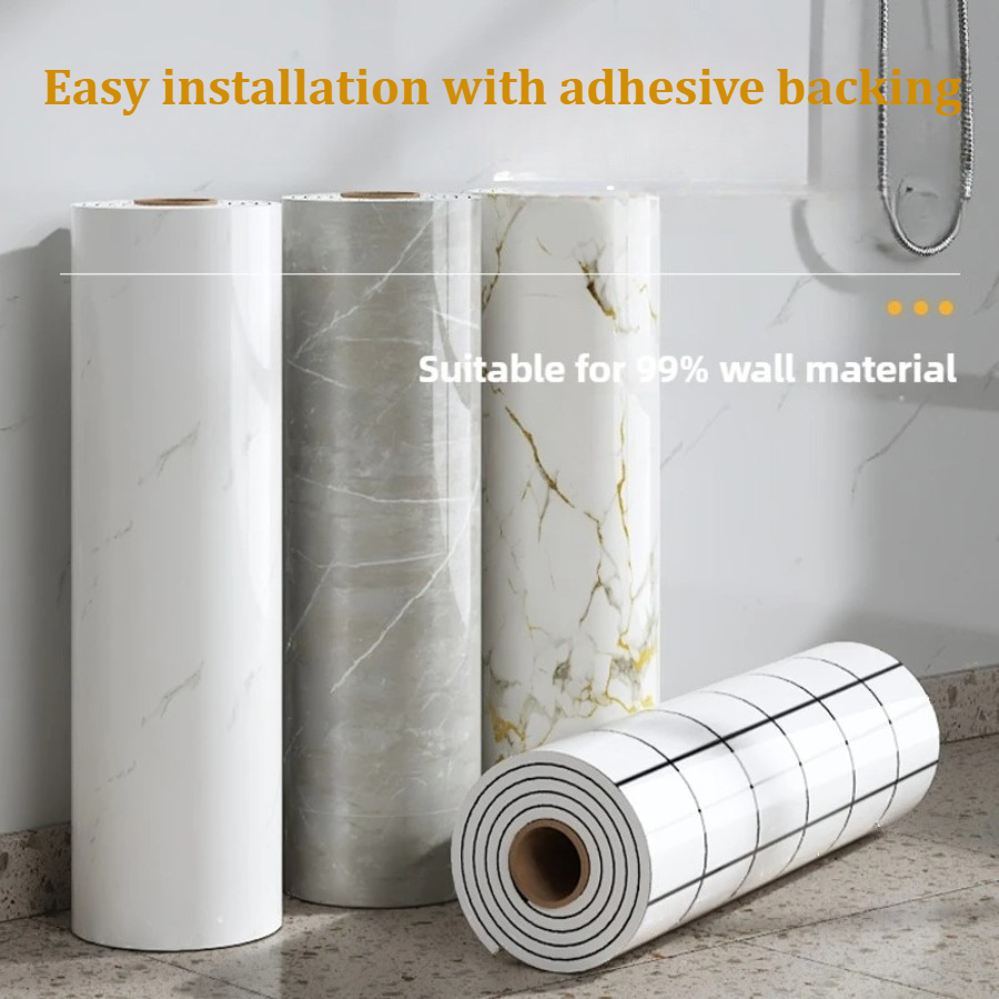 Adesivos de Parede de Mármore  - Pvc Panel Background avaliação e preço