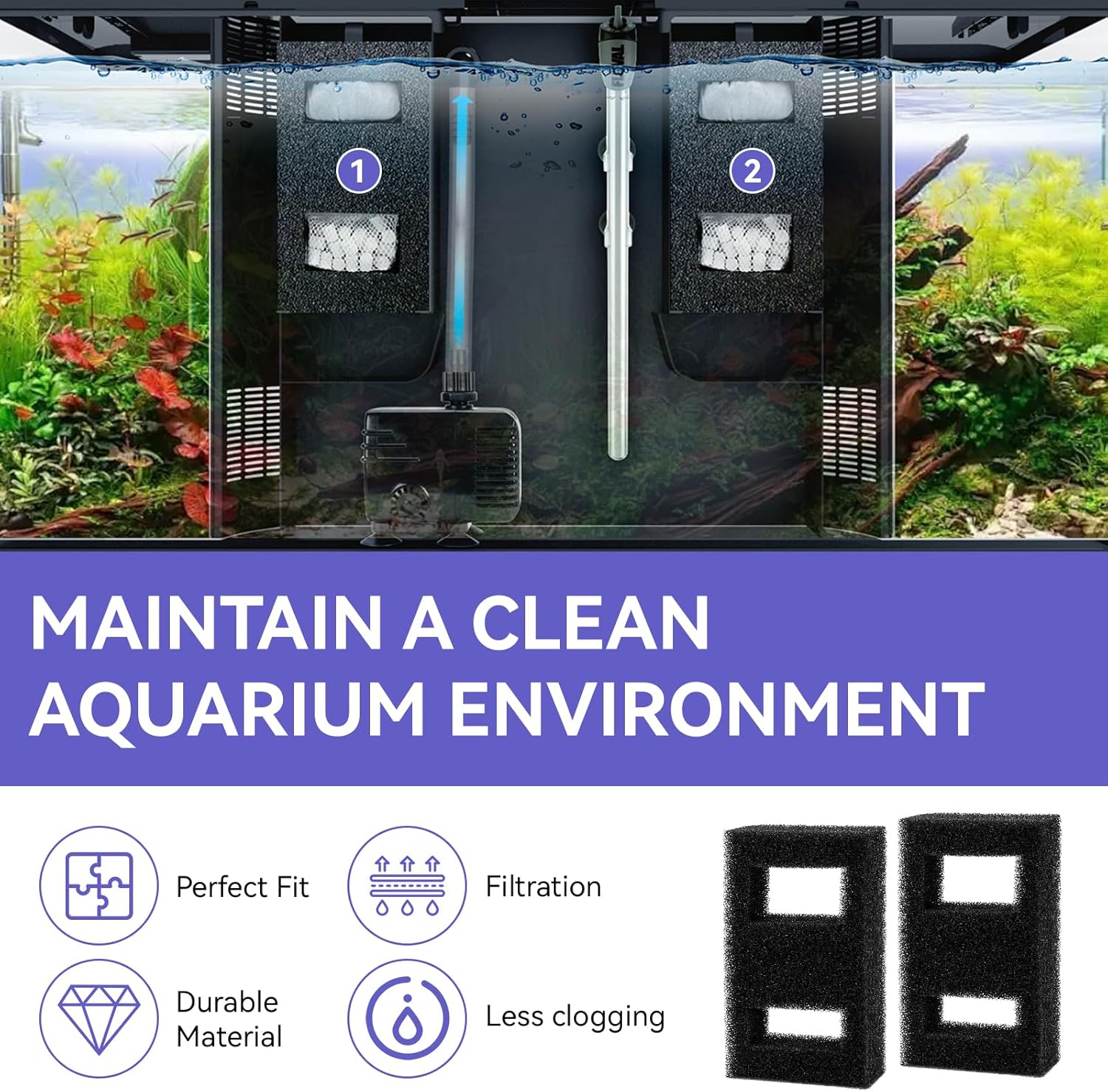 Bloco de Filtro de Espuma Comp - Fluval Aquarium Spec avaliação e preço