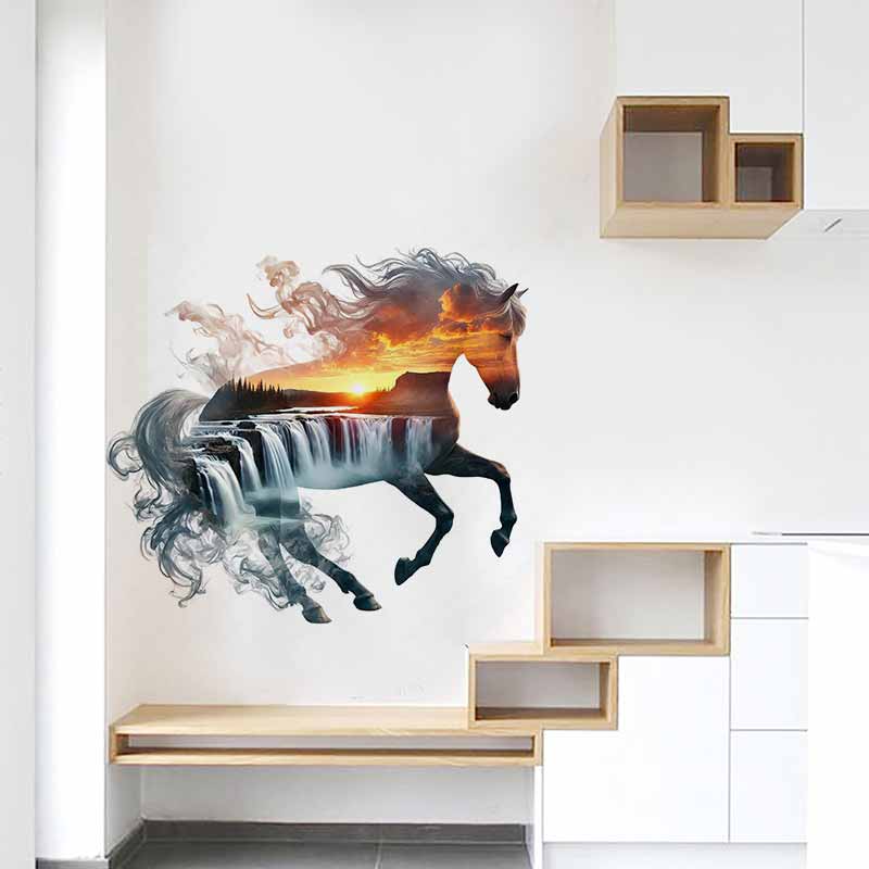 Adesivos de natureza com caval - Pvc Panel Background avaliação e preço