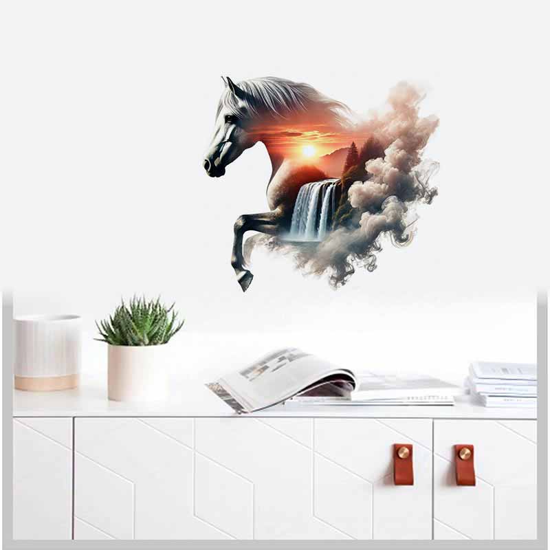 Adesivos de natureza com caval - Pvc Panel Background avaliação e preço